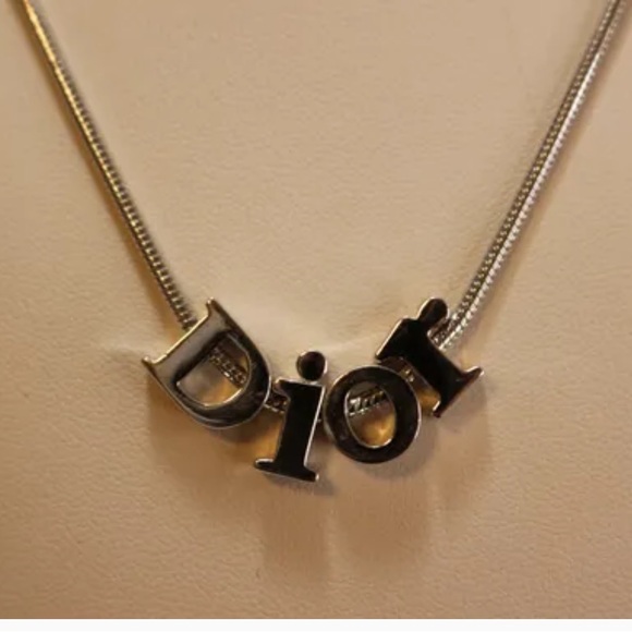 NWT Christian Dior Dior Initial Necklace - Picture 1 of 5
